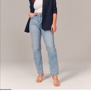 Abercrombie Curve Love High Rise Dad Jeans